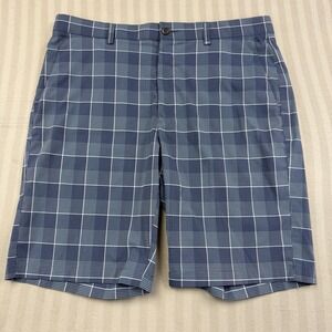 Pga Tour Men's Golf Shorts Size 36 Plaid Blue
